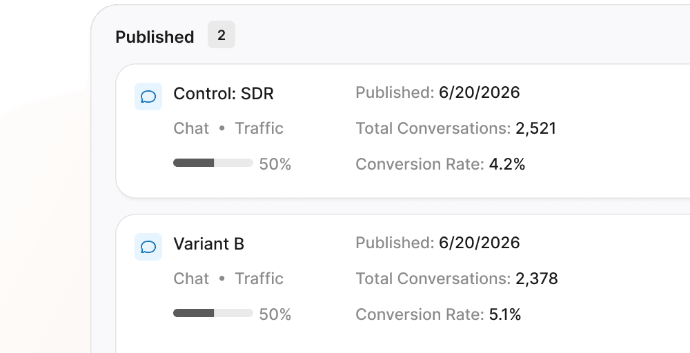 A/B test your agents, ship the winner